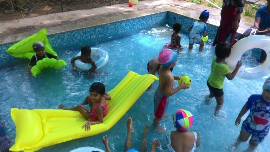 Swimming slide 1