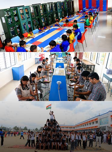 Students studying